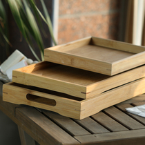 Bamboo Wood Tea Tray Bamboo Tea Tray Kung Fu Tea Tray Accessories Tea Tray Tea Tray Bamboo Water Storage Small Tea Table Bamboo Tray