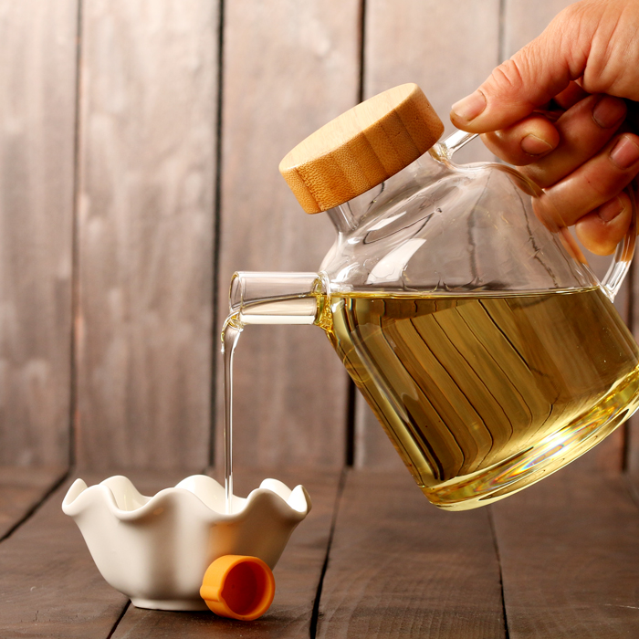 Kitchen Supplies Glass Oil Pot leakproof 1 2 cateners Home Sauce Bottle Aroma Oil Bottle Chickpeas Vinegar Bottle Honey Jars