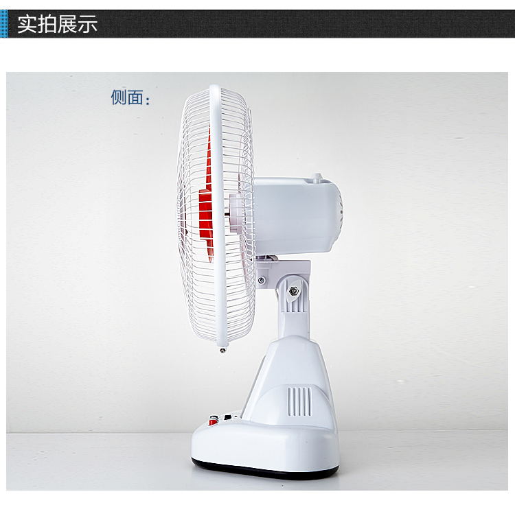 quạt treo trần nhà Quạt sạc gia đình gió lớn máy tính để bàn sạc quạt kép pin chiếu sáng khẩn cấp 12 inch 14 inch 16 inch - Quạt điện quạt để bàn xiaomi