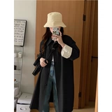 Плащ, демисезонная японская куртка, 2024 года, подходит для подростков, в британском стиле