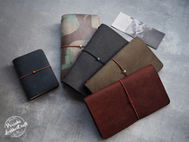 Leather chivalrous PXK-handmade cowhide standard TN travel notebook Italian vegetable tanning leather custom lettering