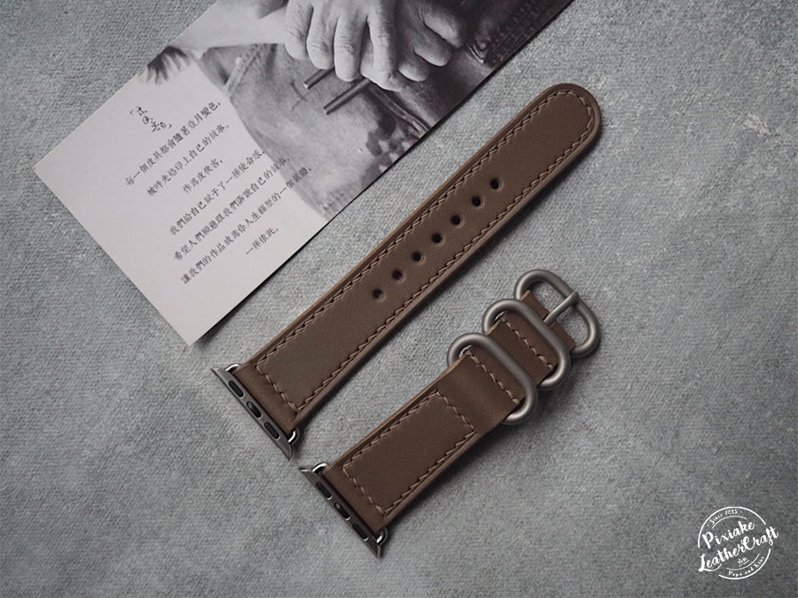 Leather Knight PXK-handmade cowhide Apple micro-gradient Applewatch strap Italian vegetable tanning leather
