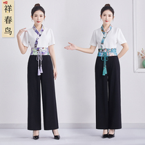 Beautician work clothes Womens health center pedicure shop technician clothes summer new bath tooling slim massage set