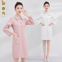 High-end medical beauty nurse overalls female month-in-law beauty salon beauty salon beauty salon dressing Spa foot bath technician set