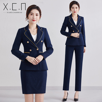 Xiangchun bird professional suit female 2020 Autumn and Winter new small suit suit suit two-piece set OL fashion style temperament