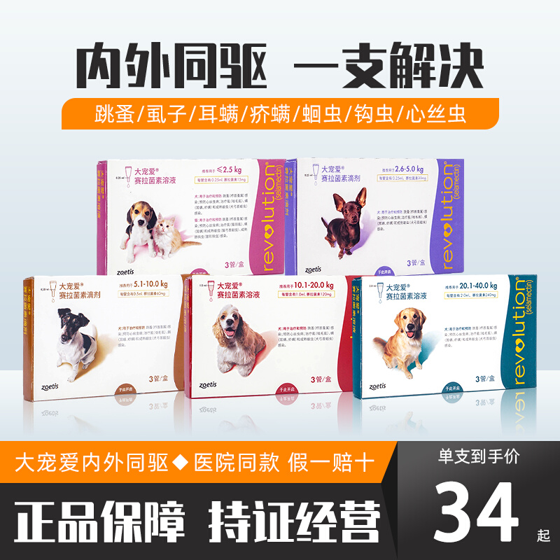Dogs in the body of dogs and cats in the body of dogs and cats in vitro, except cat fleas