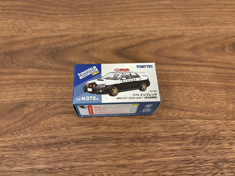 Tomica Tlv Lv-N372A Subaru Wrx Sti Police Car Saitama Prefecture in Stock