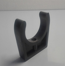 National standard Sanyou Hao Shan UPVC bracket water pipe U-shaped pipe clamp U-shaped row card low foot flat bottom pipe card