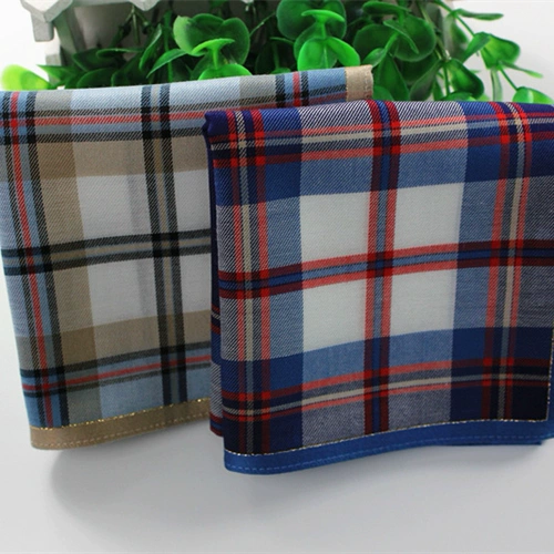 Подарочная коробка полная хлопковая платка мужской платок мужского платка с высоким содержанием мужчин в шотландском стиле Новые модели