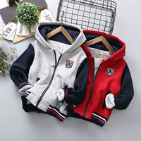 WT628 bé trai mùa thu đông mới 2018 trẻ em giản dị trùm đầu dây kéo áo cardigan thời trang hoang dã shop quần áo trẻ em đẹp