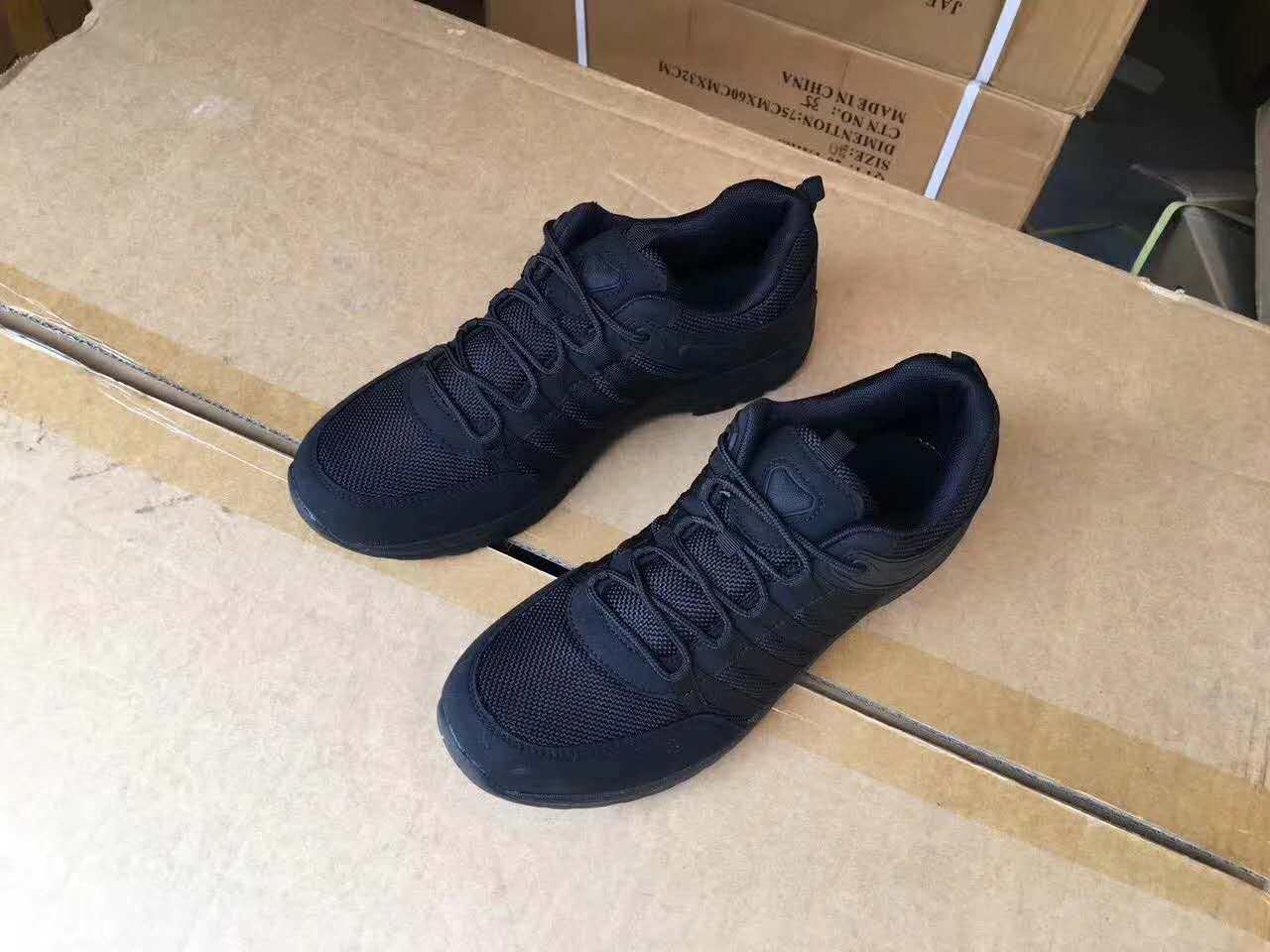 () Jordan Little Black Shoe Netface Black Spring and Autumn Combat Training Shoe Sports Ultra-light Physical Running Shoes