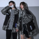 Мужская осенняя джинсовая куртка для влюбленных, свободный крой