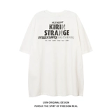 Uxnstudio Оригинал Guo Chao Casual Ins American Retro Hip -Hop Madeny Print