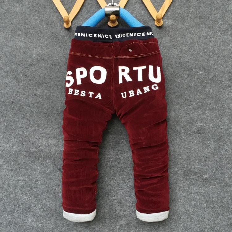 1-2-3-4-5-6 tuổi bé vải nhung bé trai quần denim bé gái dày bé cộng với quần cotton quần jean trẻ em xuất khẩu