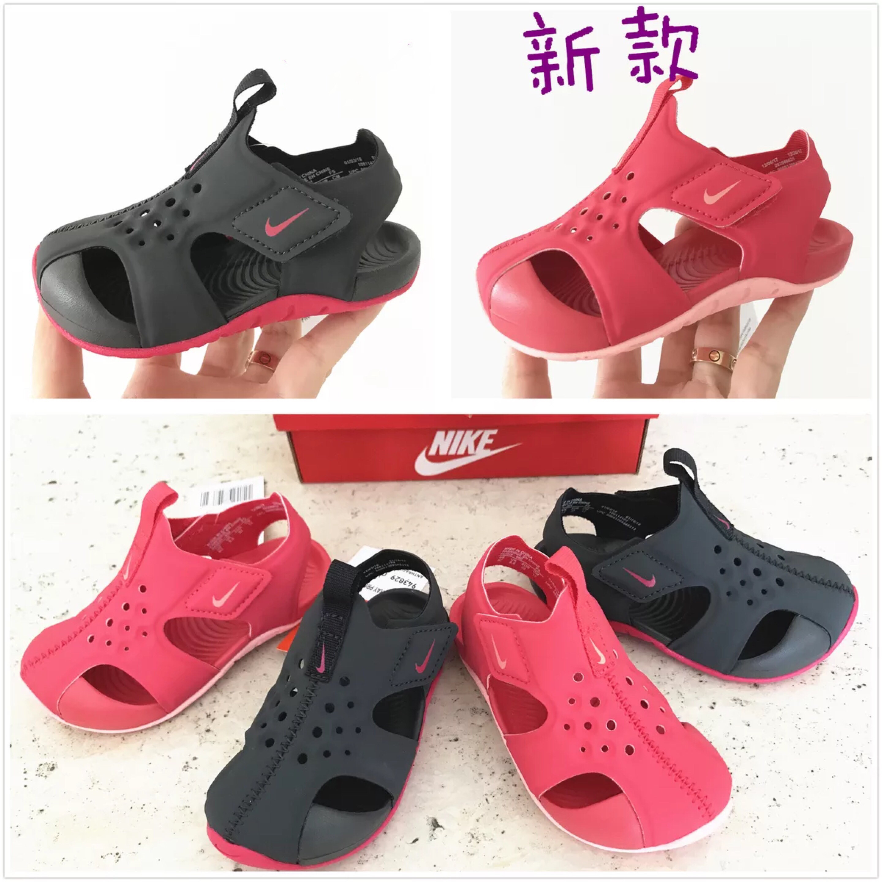 Nike Nike Summer New Kids Sandals Baby Boy Girl Child Shoes Baotou Sandals