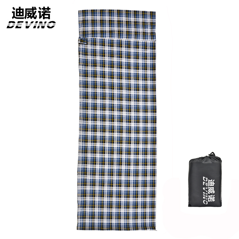 Divino sleeping bag adult separated dirty sleeping bag indoor adult thickened inner bile dormitory hotel machine washable inner bile sleeping bag