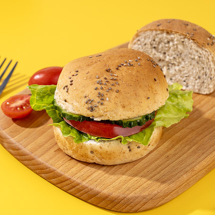 全麦无糖精奇亚籽吐司欧包早餐速食面包整箱低脂粗粮代餐饱腹食品