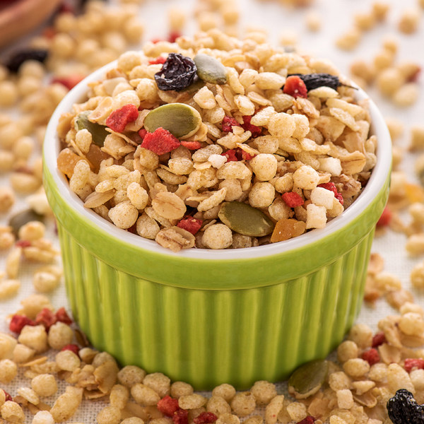 福事多 谷物坚果水果 即食冲饮 早餐麦片 820g 优惠券折后￥39包邮