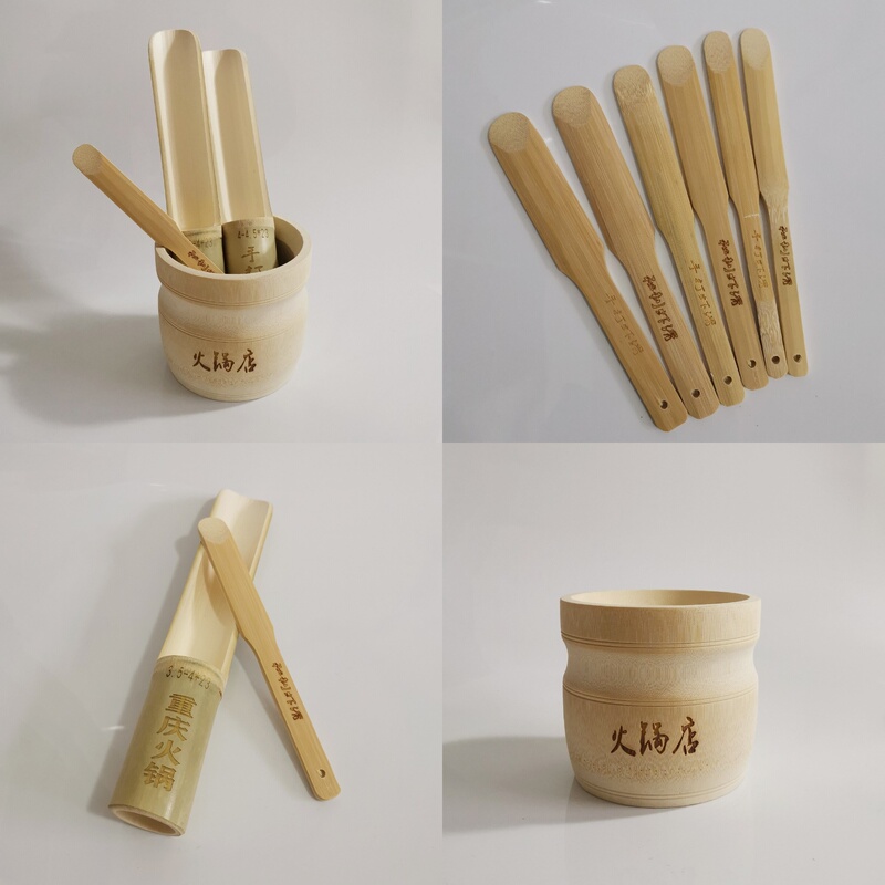 Hotel Bamboo Tube Meatballs, Fish Balls, Meatballs, Shrimp Slide Spoon, Bamboo Slices, Bamboo Tube Hot Pot Restaurant Special Bamboo Tableware Hotel Bamboo Tube Meatballs, Fish Balls, Meatballs, Shrimp Slide Spoon, Bamboo Slices, Bamboo Tube Hot Pot Restaurant Special Bamboo Tableware