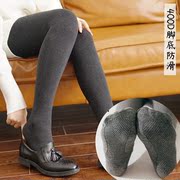 Xà cạp womens mùa xuân và mùa thu cô gái đại học chân gió xoa bóp đáy chống trượt len ​​dệt kim vừa bông dày.