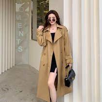 This years popular cache coat female long - range 2023 Spring and Autumn new high - end big - name popular coat tide