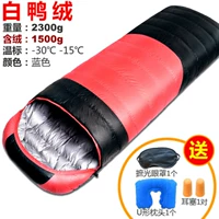 Túi ngủ ngoài trời siêu nhẹ dày đi bộ đường dài cắm trại cắm trại mùa đông chuyên nghiệp xác ướp xuống túi ngủ - Túi ngủ túi ngủ văn phòng chính hãng