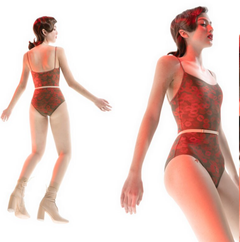 Spot print new Just A Corpse imported ballet dance aerial yoga shape combined JAC