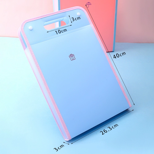 Портативный вместительный и большой многослойный орган для школьников, милая папка, свежая система хранения для папок, сортировка