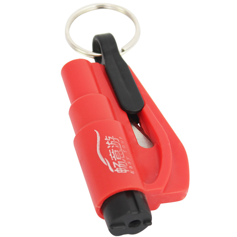 Mini safety hammer on-board safety hammer portable lifesaving hammer breaking window instrumental car escape key buckle easy to carry storage