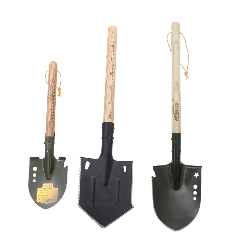 Changyi Tour Manganese Steel Workers Shovel Self-Defense Weapons Car Supplies Creative Car Shovel Small Shovel Self-driving Tour Equipment