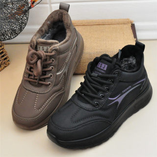 老北京高帮加绒保暖棉鞋24冬防滑休闲女鞋子防水健步鞋运动妈妈鞋