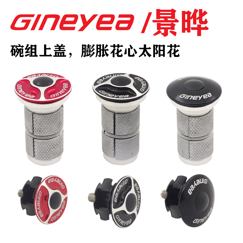 View Light Carbon Fiber Front Fork Fluffy Flower Core Front Fork Suspension Core Sunflower Head Bowl Group Cover Hanging Hearts Fluffy Flower Heart Road