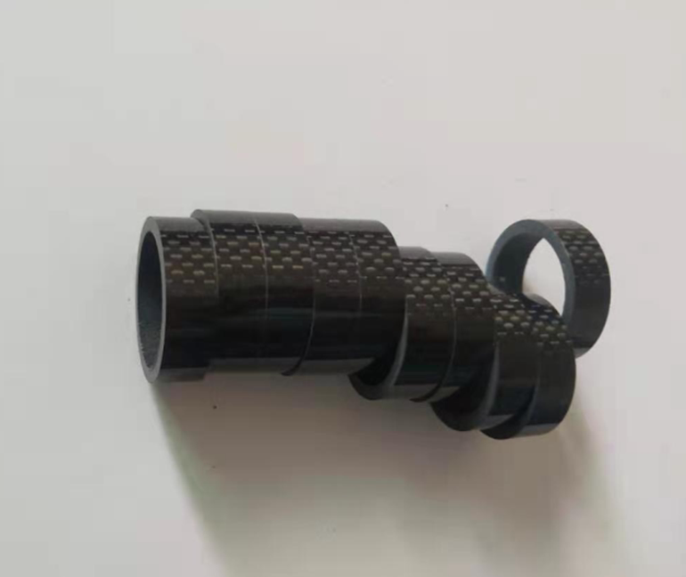 3K full carbon fiber headstock head bowl set gasket mountain road bike front fork upper pipe gasket ring 28 6mm accessories