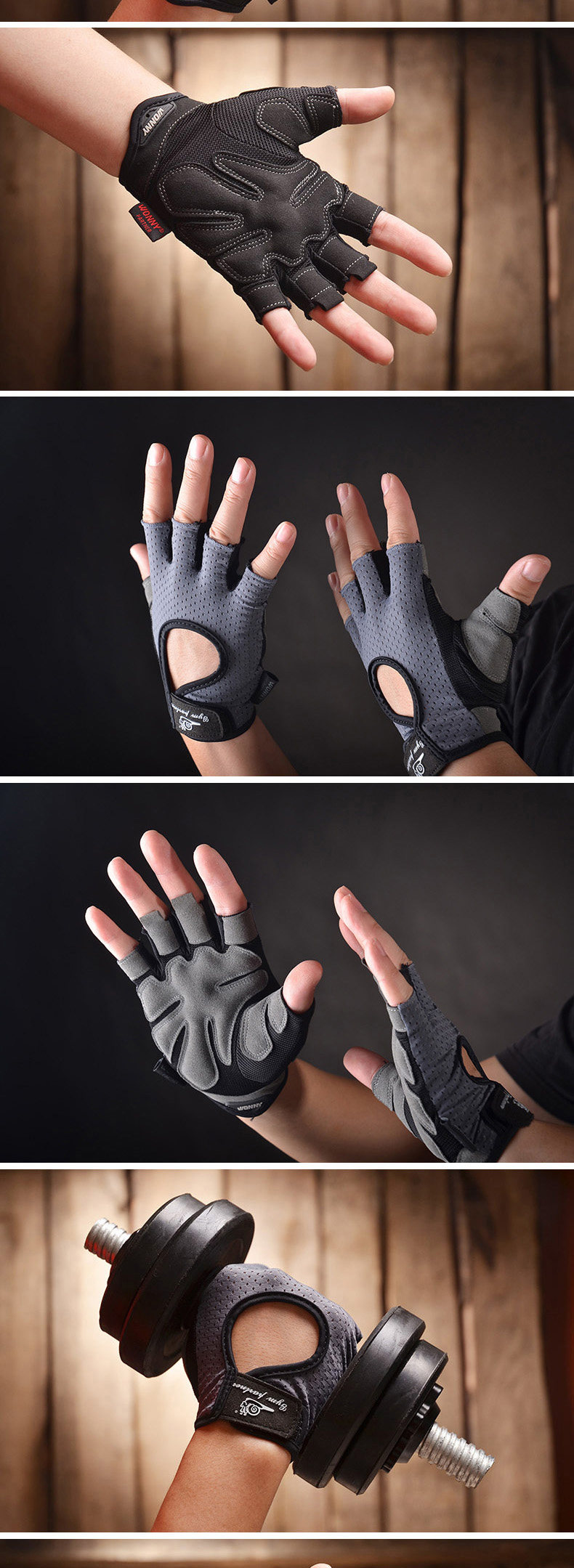 Gants de cyclisme mixte WONNY - Ref 2243329 Image 24