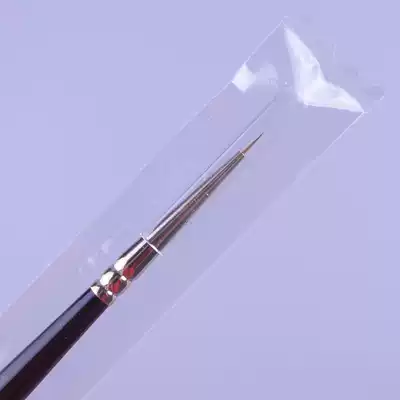 Mink hair hook line pen Huahong 610 watercolor hook line pen Gouache oil painting hook line pen 00000#Starting face pen Hand-painted acrylic hook line pen