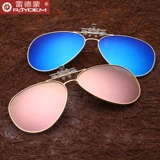 Сверхлегкие солнцезащитные очки для близорукости, поляризационные солнцезащитные очки на клипсе для мужчин и женщин за рулем, солнцезащитный крем автомобильного цвета с защитой от ультрафиолета