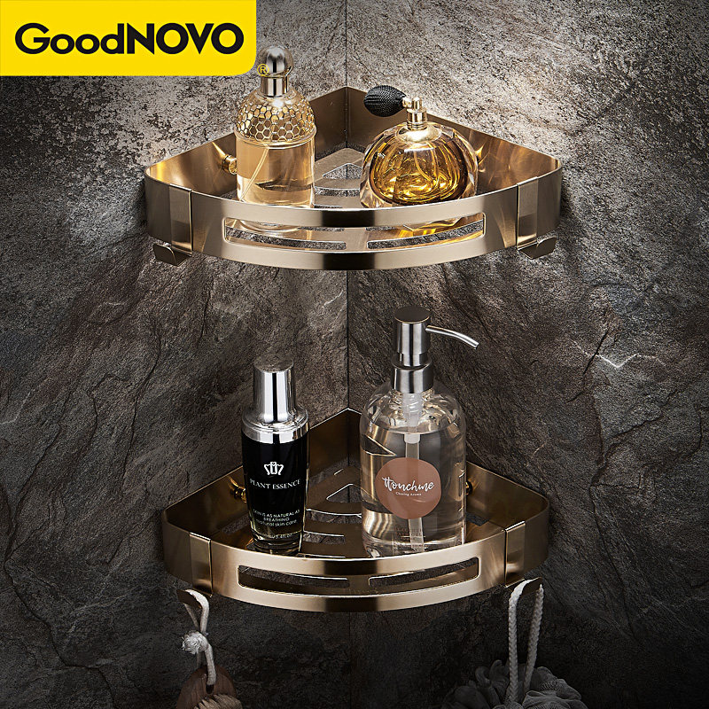 Bathroom shelf storage free punch toilet toilet corner toilet shower room bath shower shower tripod