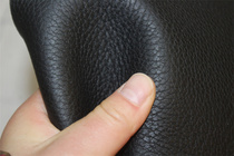 Imported French original H family calf leather black Negonda similar to Togo pattern handmade DIY first layer leather