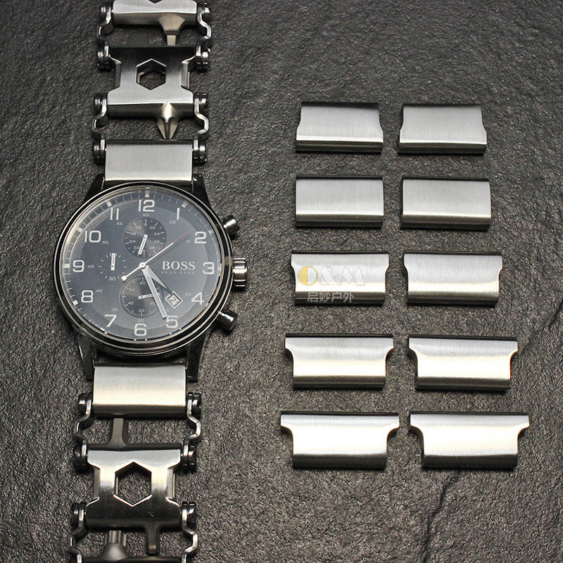 Adapted to Leizemann TREAD wide edition multi-function tool bracelet bracelet watch connector Watch lug accessories