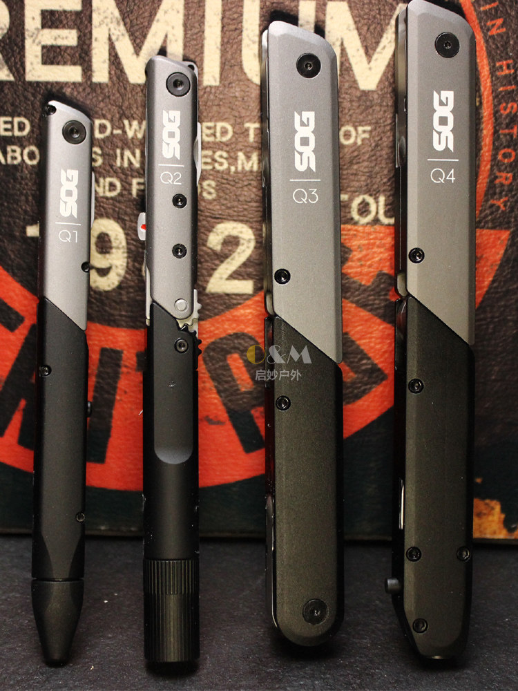 SOG Sog Q1 Q2 Q3 Q3 Q Tactical pen folding small knife multifunctional outdoor camping begging for EDC tool pliers