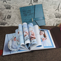Double-sided printing environmental protection leather album custom made couple children baby graduation classmates record Ultra-thin commemorative photo book