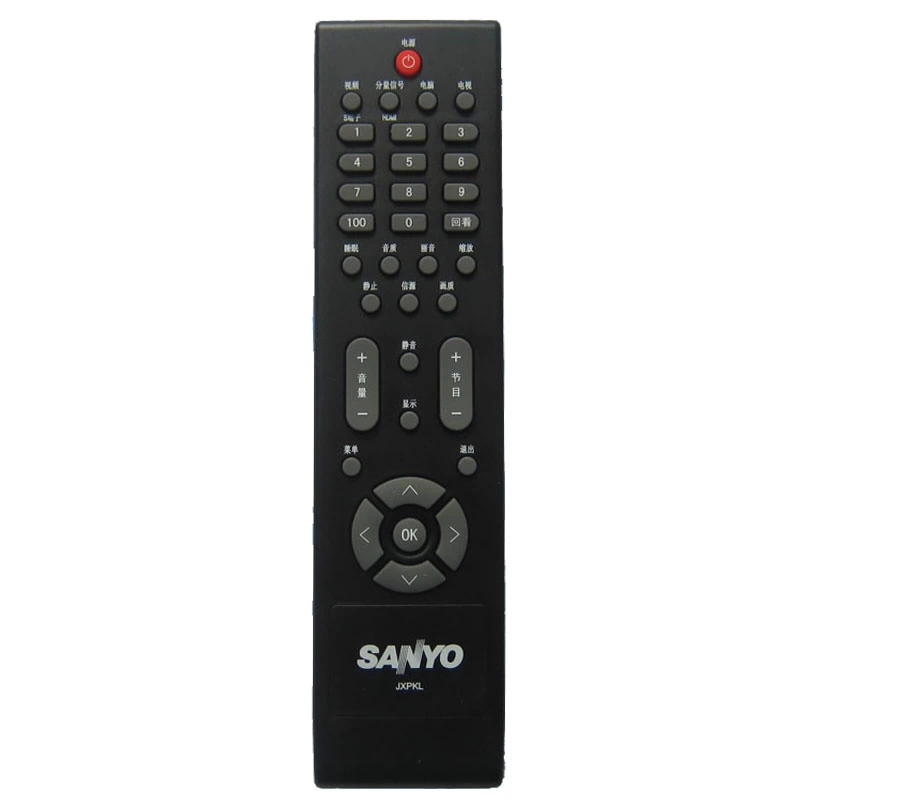 Điều khiển từ xa TV LCD Sanyo JXPKL Điều khiển từ xa TV Sanyo hoàn toàn giống cách sử dụng - TV