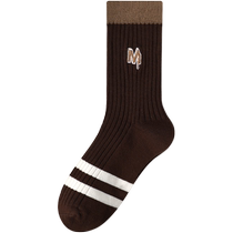 Socks Womens Mid-calf Socks Summer Cotton Socks Spring and Autumn Pile Socks Long Socks Khaki Long Socks with Long Skirts and Shoes Socks
