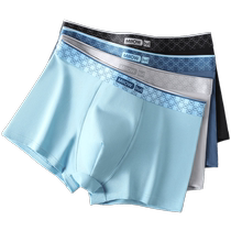 Catman Mens Underwear Mens 2024 New Pure Cotton Antibacterial Breathable Teen Boxer Shorts Boys