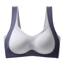 Cat person No-scratches underwear Female small breasts Gathered Side Milk Upper Toanti Drooping Soft Support Sports Beauty Back Bra Hood Thin