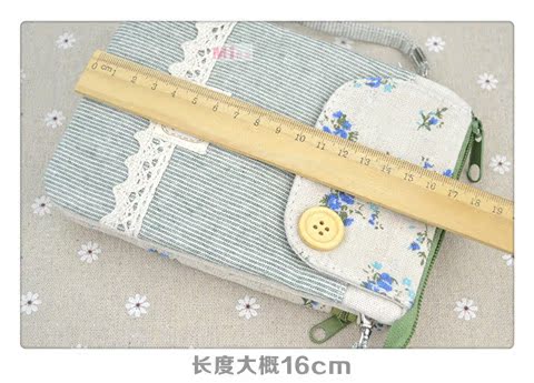 Vải dày nghệ thuật Apple túi điện thoại di động treo cổ Messenger túi nữ nhỏ túi nhỏ tuổi già túi vải ví túi bao tử adidas