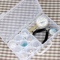 (Mia)Recommend ultra-practical high-sealing portable transparent plastic box accessories tools easy storage