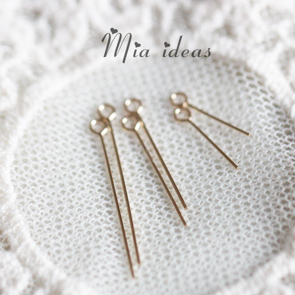 U.S. imports 14K gold 9-pin 9-pin pearl pendant accessories natural stone hyperlink necklace accessories