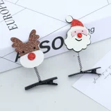 Рождественский аксессуар для волос, заколка для волос для пожилых людей для детского сада, подарок на день рождения, детская одежда, наряжаться