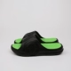 TXE-0115 Черно-зеленые мужские тапочки